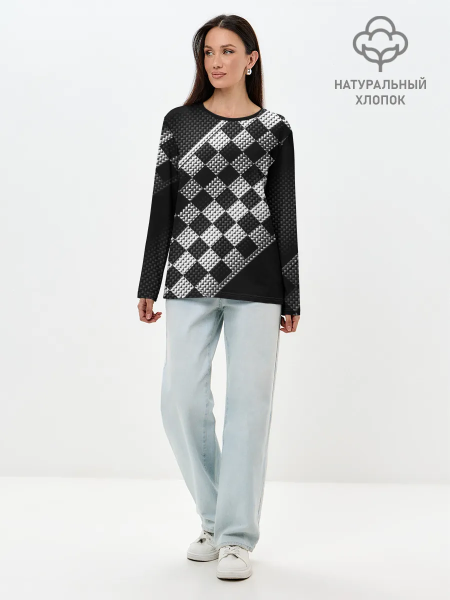 Лонгслив женский. Хлопок / Finish