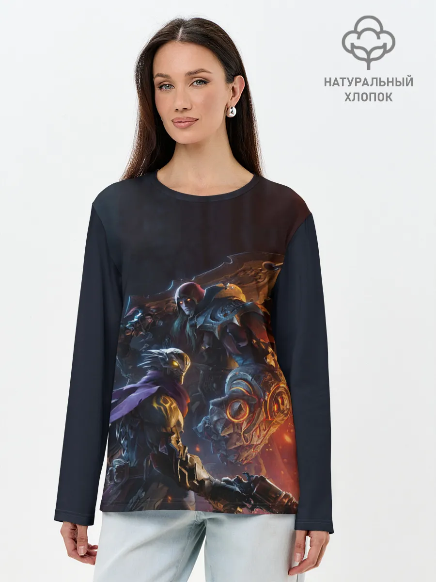 Лонгслив женский. Хлопок / Darksiders Genesis