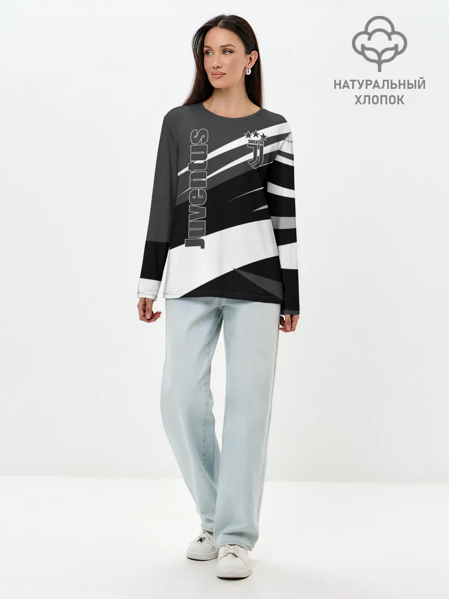 Лонгслив женский. Хлопок / Juventus