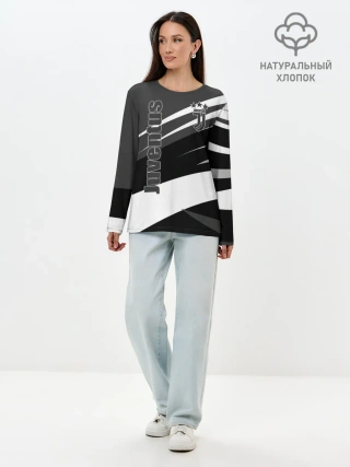 Лонгслив женский. Хлопок / Juventus