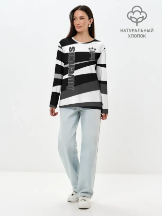 Лонгслив женский. Хлопок / Juventus