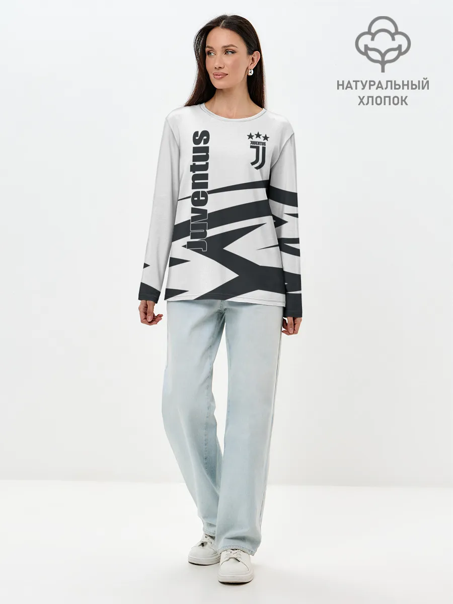 Лонгслив женский. Хлопок / Juventus