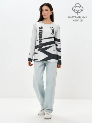 Лонгслив женский. Хлопок / Juventus
