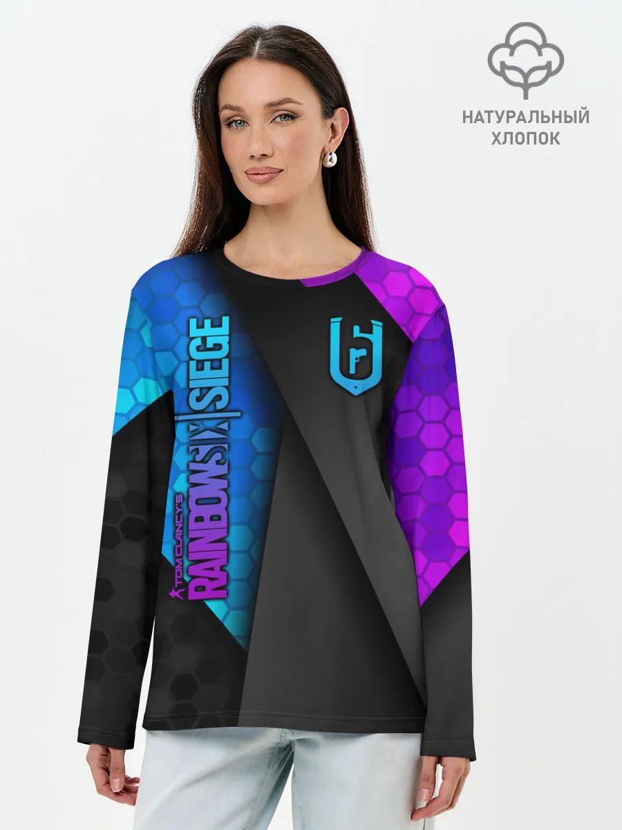 Лонгслив женский. Хлопок / Rainbow Six Siege