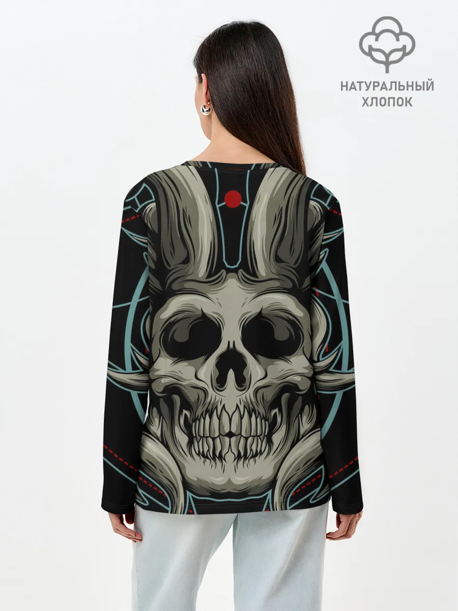 Лонгслив женский. Хлопок / Metallica