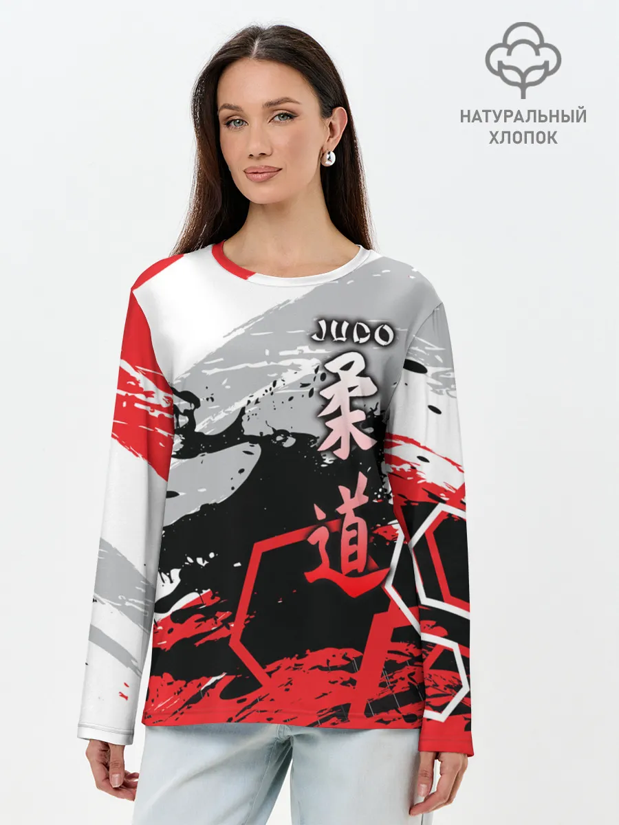 Лонгслив женский. Хлопок / Judo