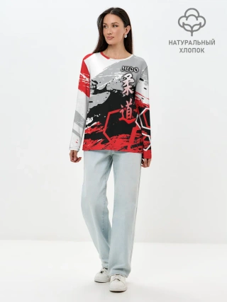 Лонгслив женский. Хлопок / Judo