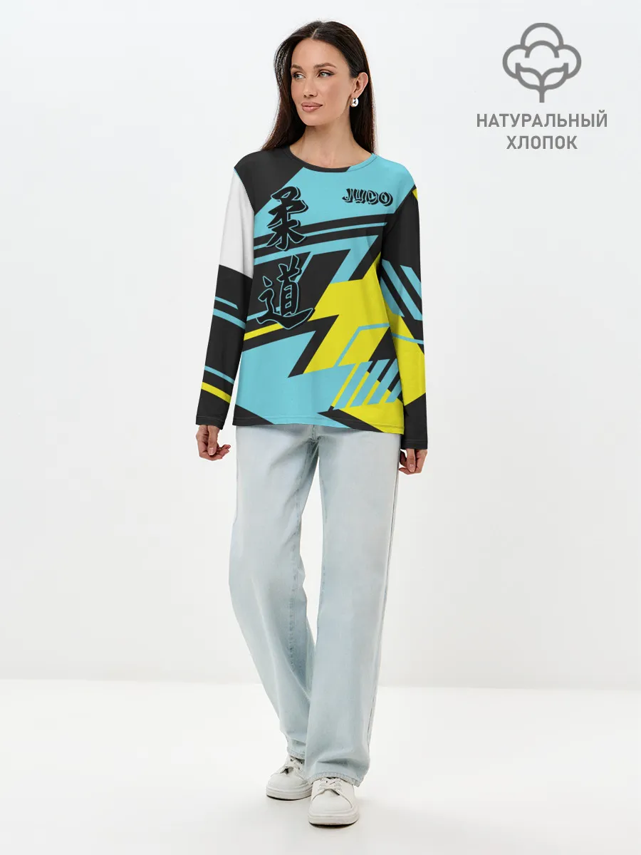 Лонгслив женский. Хлопок / Judo
