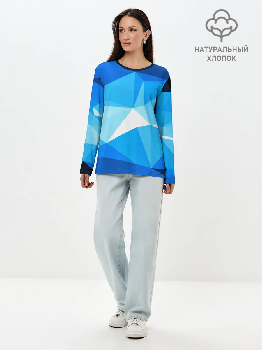 Лонгслив женский. Хлопок / Pilygon
