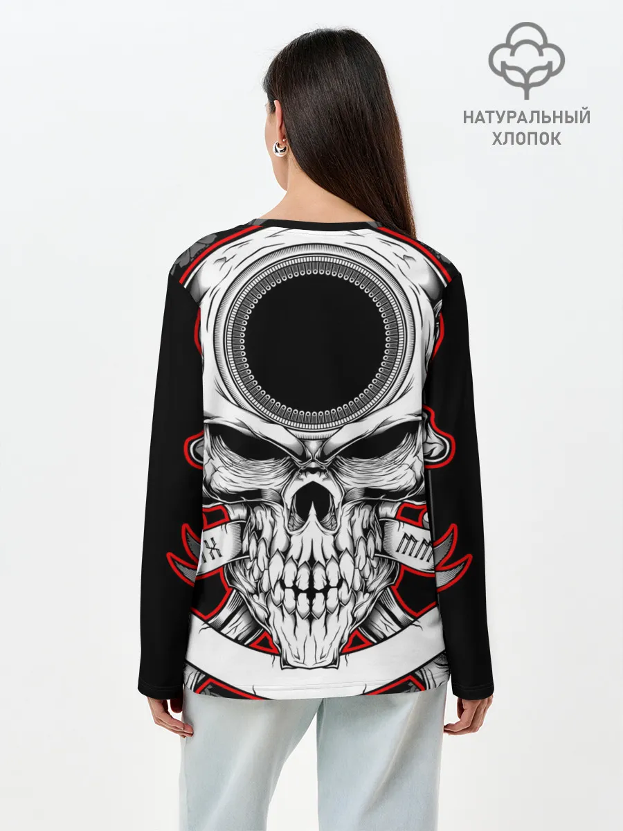 Лонгслив женский. Хлопок / Metallica