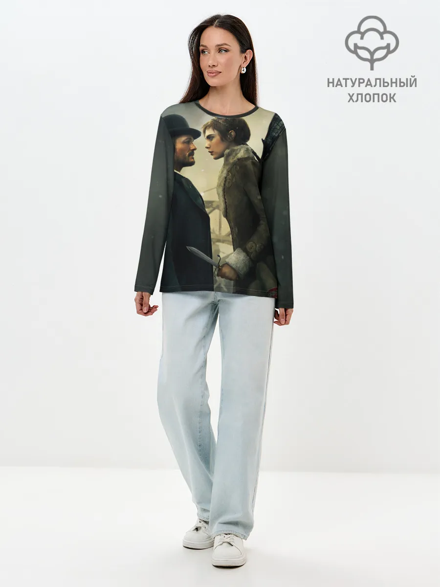 Лонгслив женский. Хлопок / Carnival Row