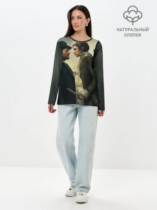 Лонгслив женский. Хлопок / Carnival Row