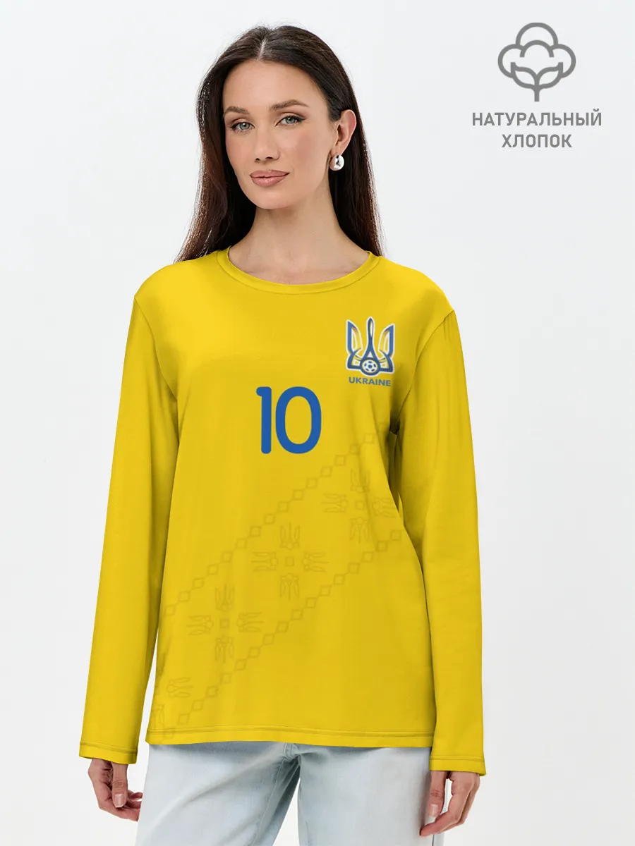 Лонгслив женский. Хлопок / konoplyanka home 19-20