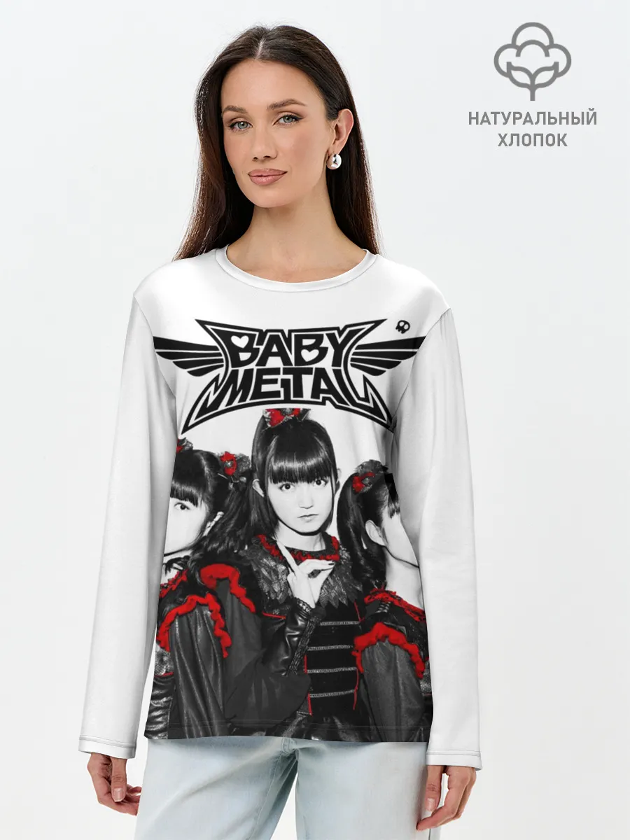 Лонгслив женский. Хлопок / BABYMETAL