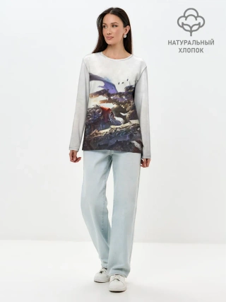 Лонгслив женский. Хлопок / Darksiders Genesis