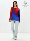 Лонгслив женский. Хлопок / RED&BLUE