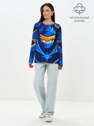 Лонгслив женский. Хлопок / FORTNITE NINJA