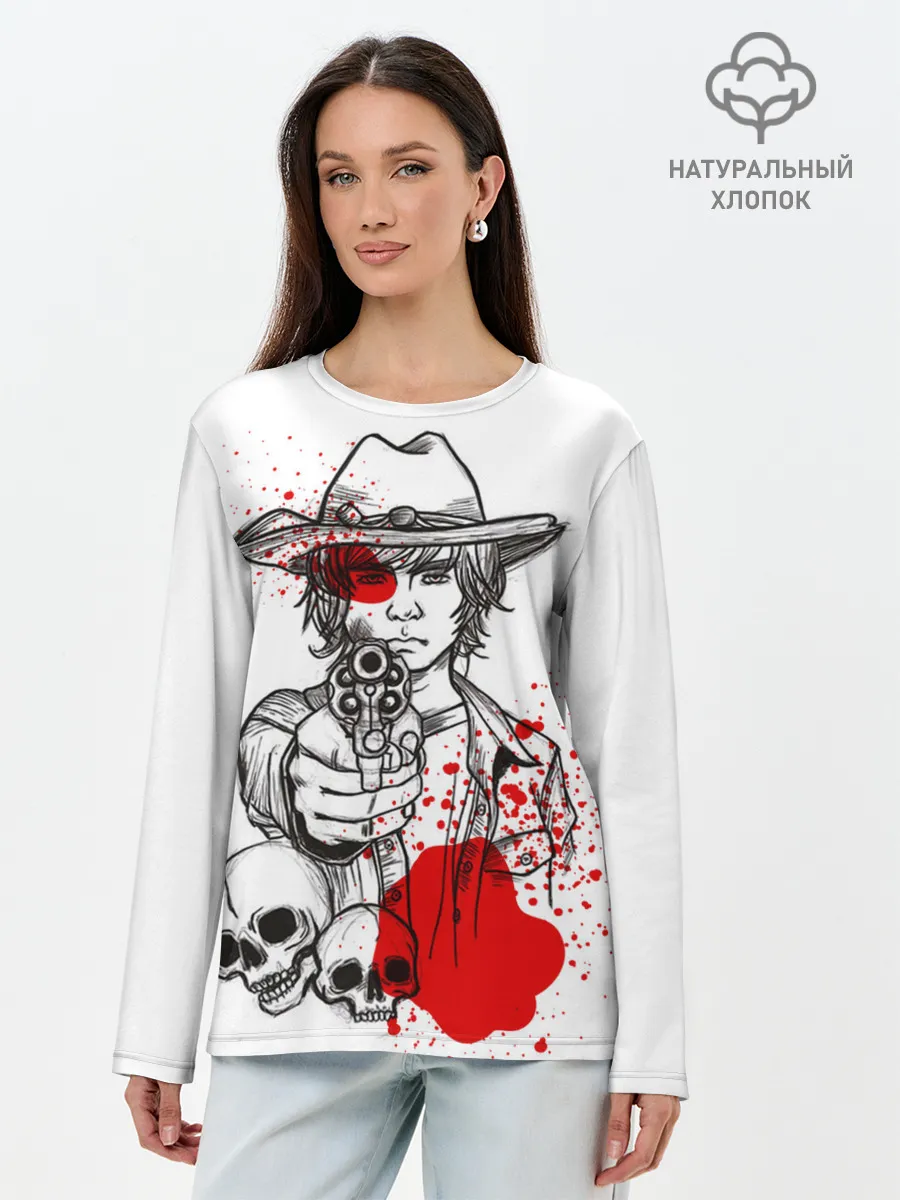 Лонгслив женский. Хлопок / The Walking Dead