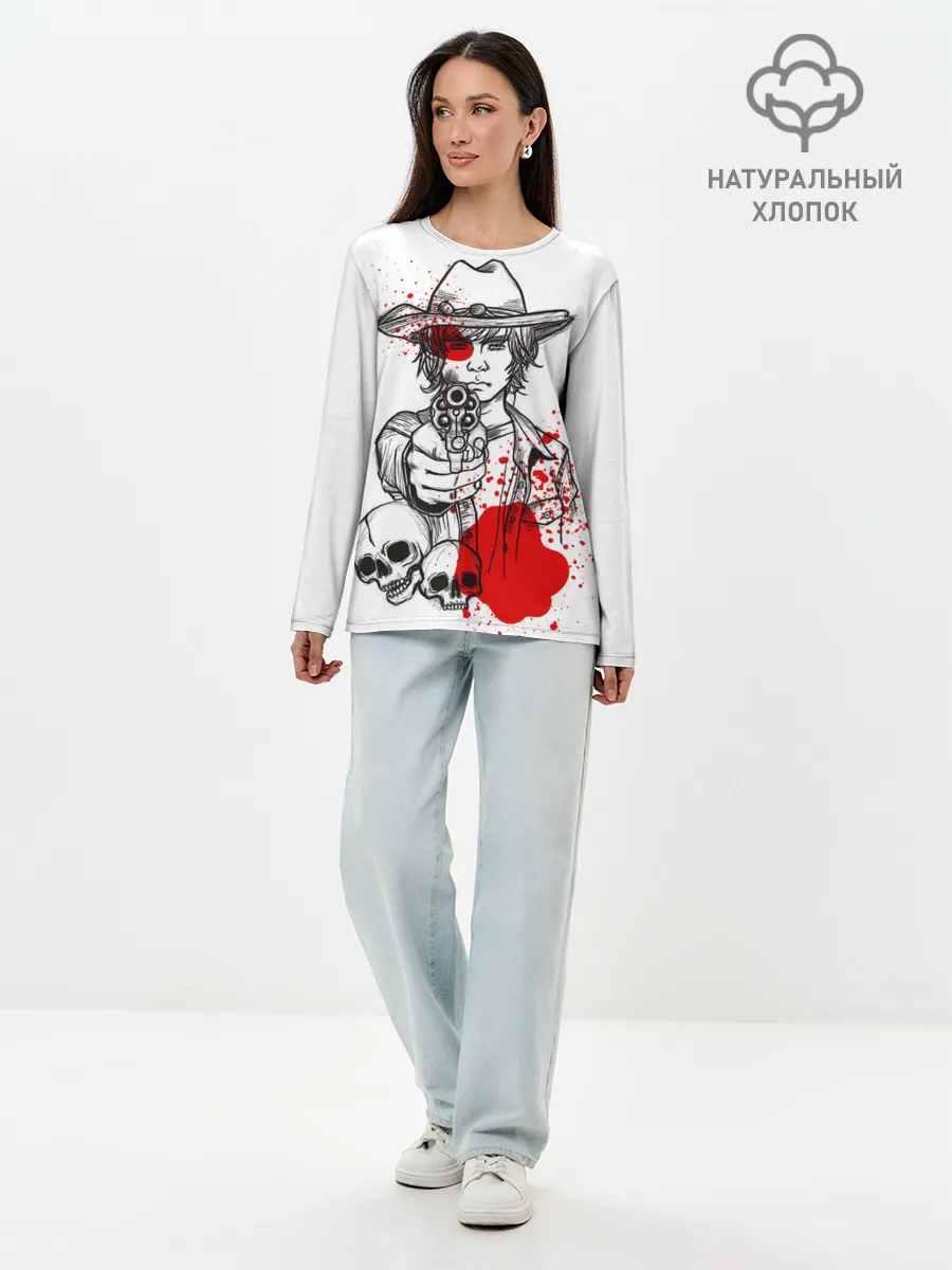 Лонгслив женский. Хлопок / The Walking Dead