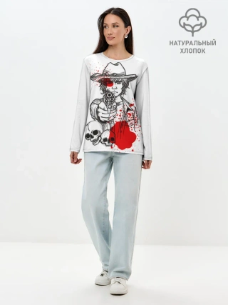 Лонгслив женский. Хлопок / The Walking Dead