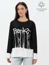 Лонгслив женский. Хлопок / Banksy