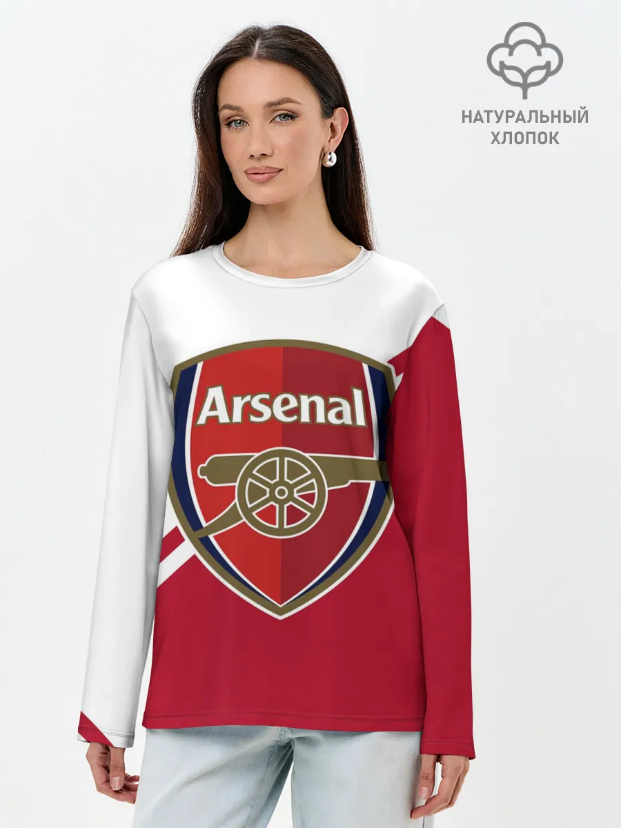 Лонгслив женский. Хлопок / Arsenal FC