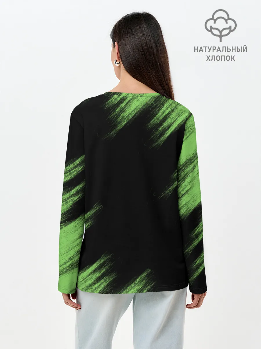 Лонгслив женский. Хлопок / Luigis Mansion