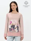 Лонгслив женский. Хлопок / BTS