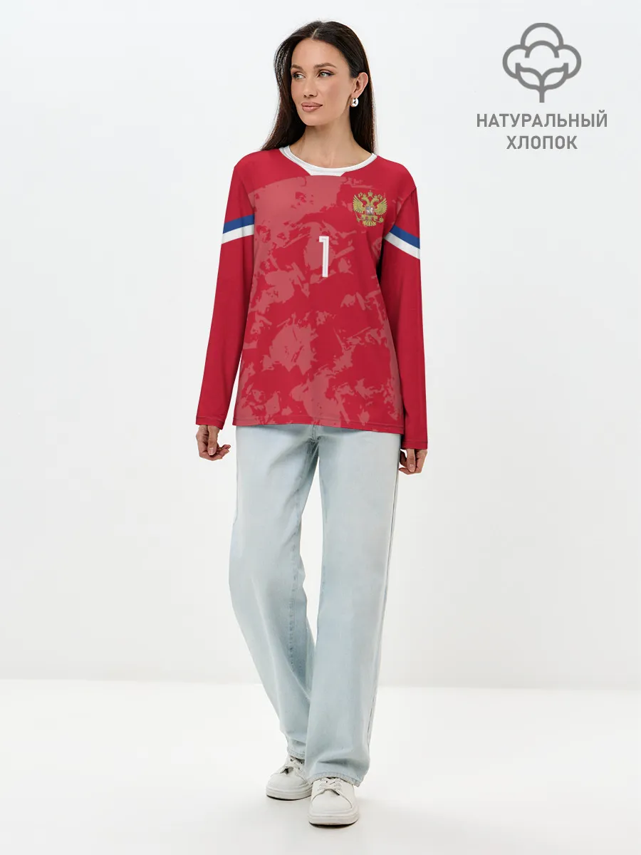 Лонгслив женский. Хлопок / Лев Яшин