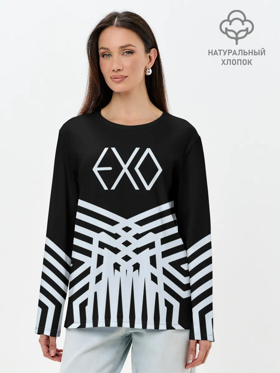 Лонгслив женский. Хлопок / EXO
