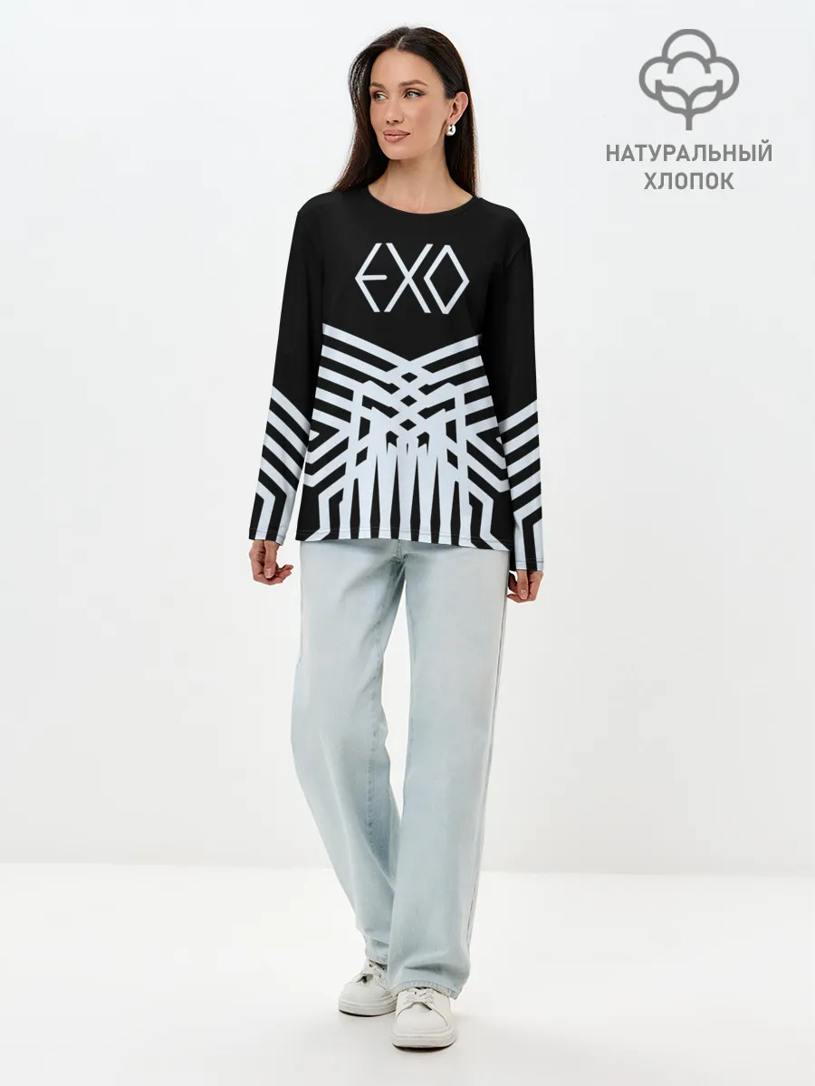 Лонгслив женский. Хлопок / EXO