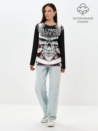 Лонгслив женский. Хлопок / Hollywood Undead