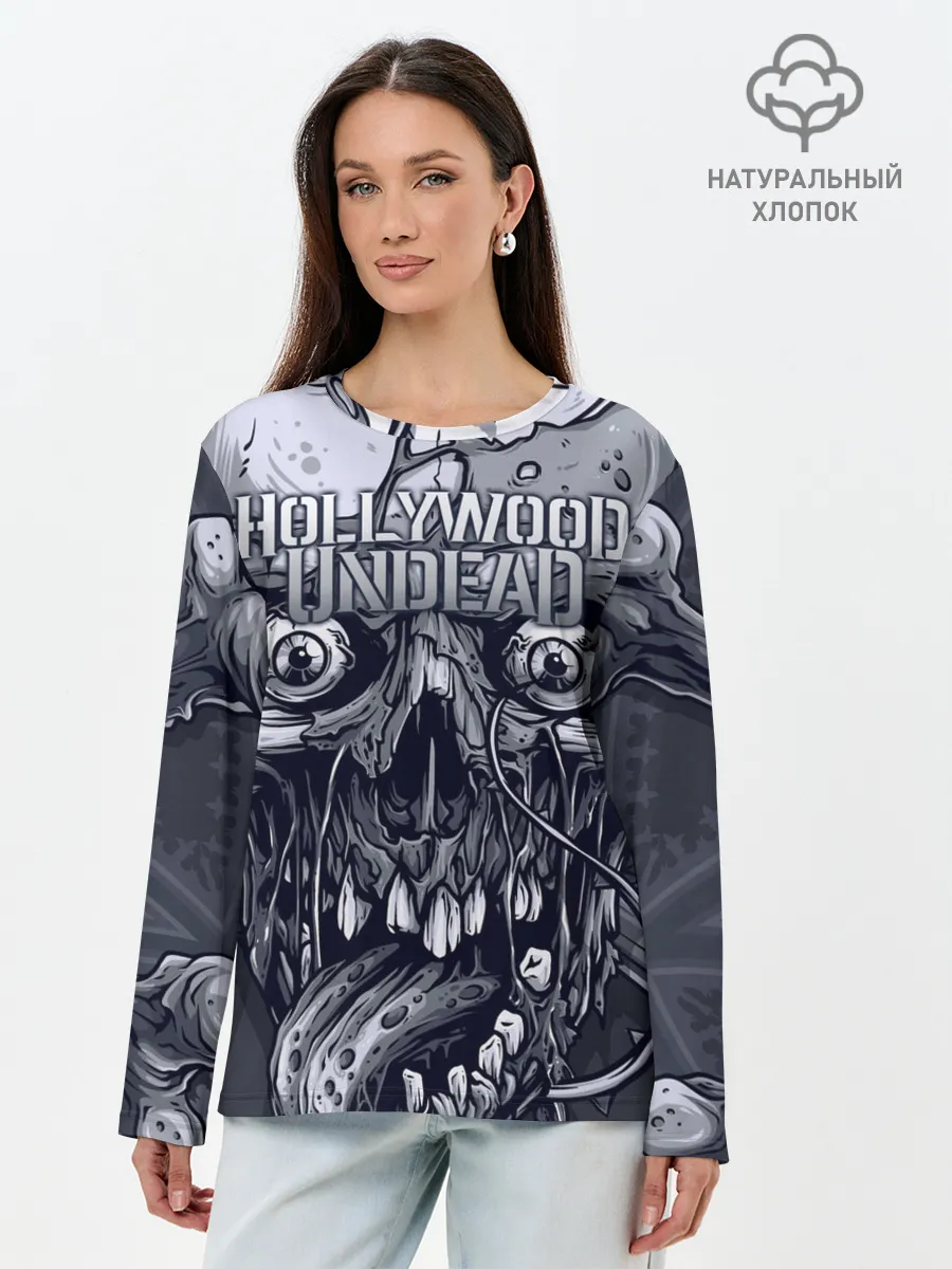 Лонгслив женский. Хлопок / Hollywood Undead
