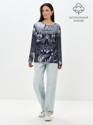 Лонгслив женский. Хлопок / Hollywood Undead