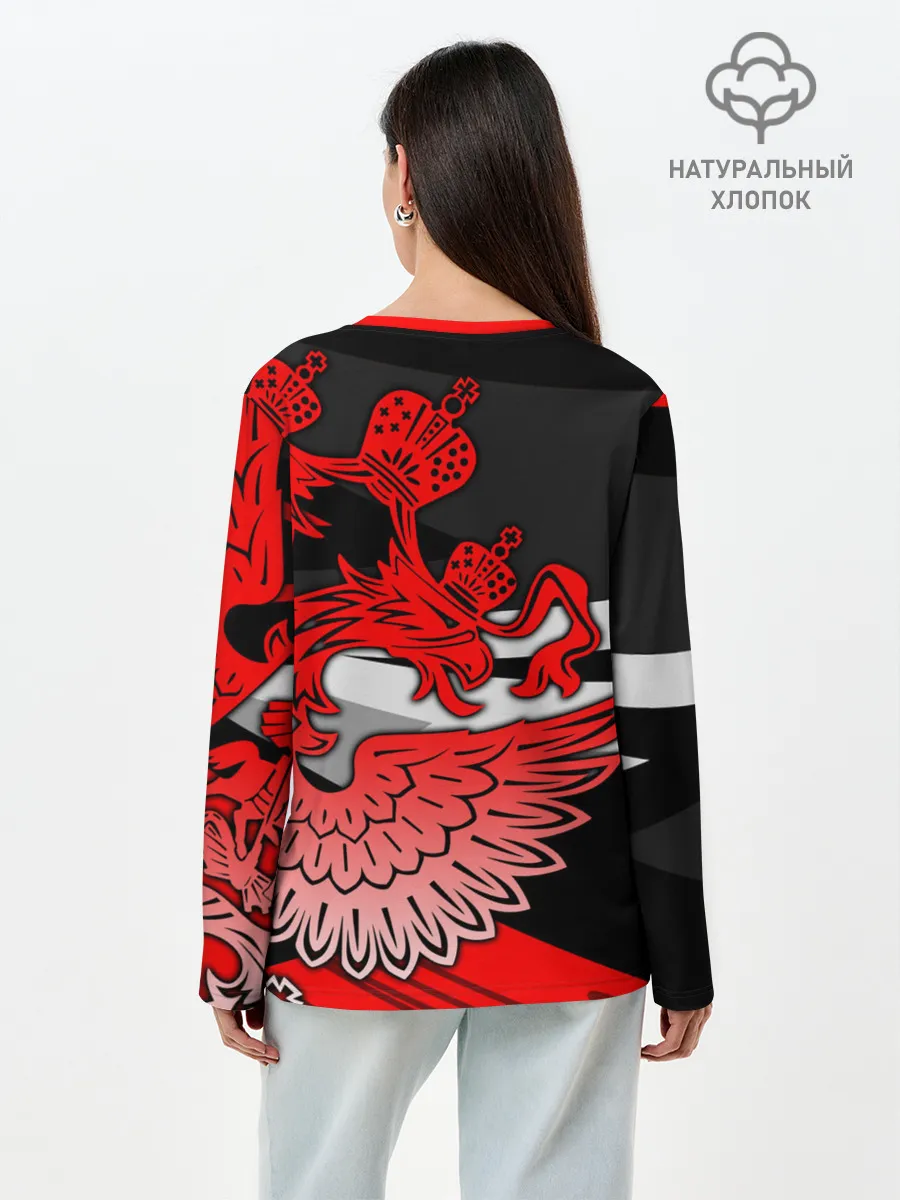 Лонгслив женский. Хлопок / Hockey