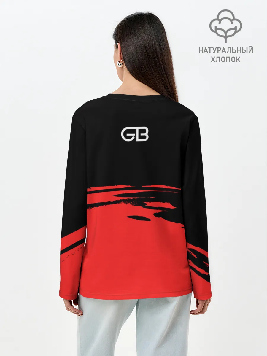 Лонгслив женский. Хлопок / $AMURAI - GAYAZOV$ BROTHER$