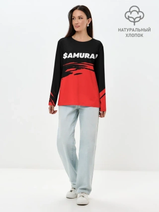 Лонгслив женский. Хлопок / $AMURAI - GAYAZOV$ BROTHER$