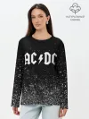 Лонгслив женский. Хлопок / AC/DC