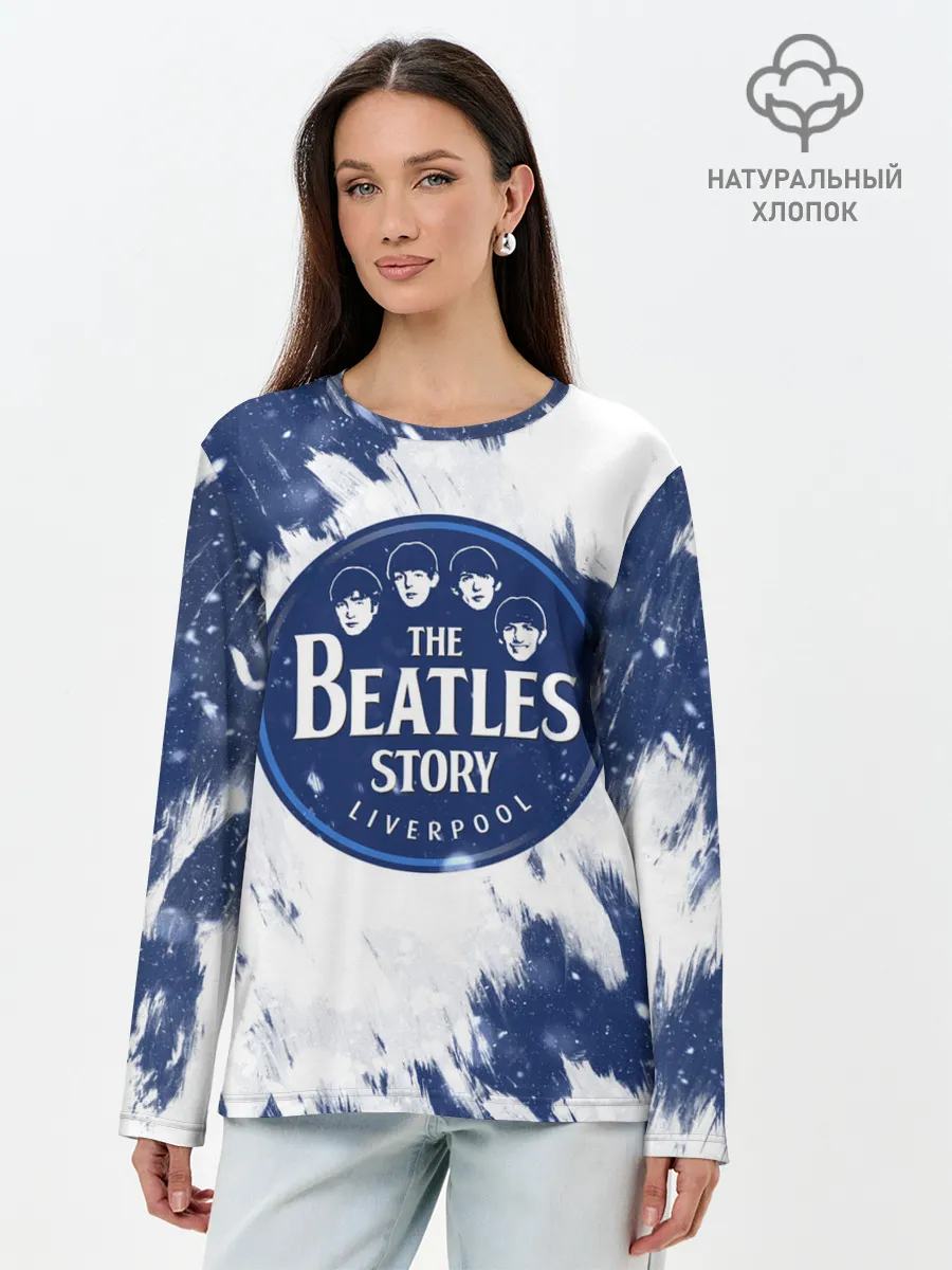 Лонгслив женский. Хлопок / The Beatles
