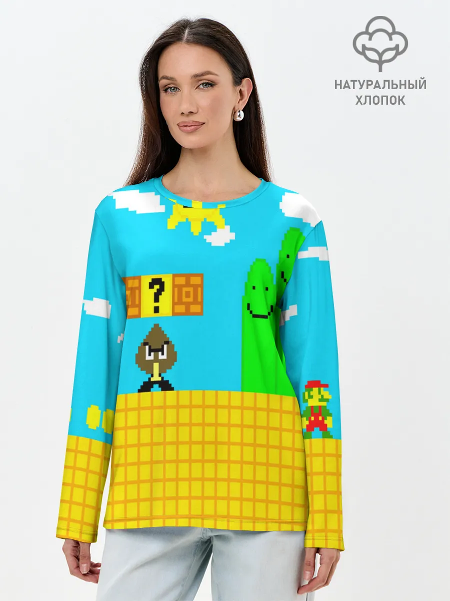 Лонгслив женский. Хлопок / MARIO