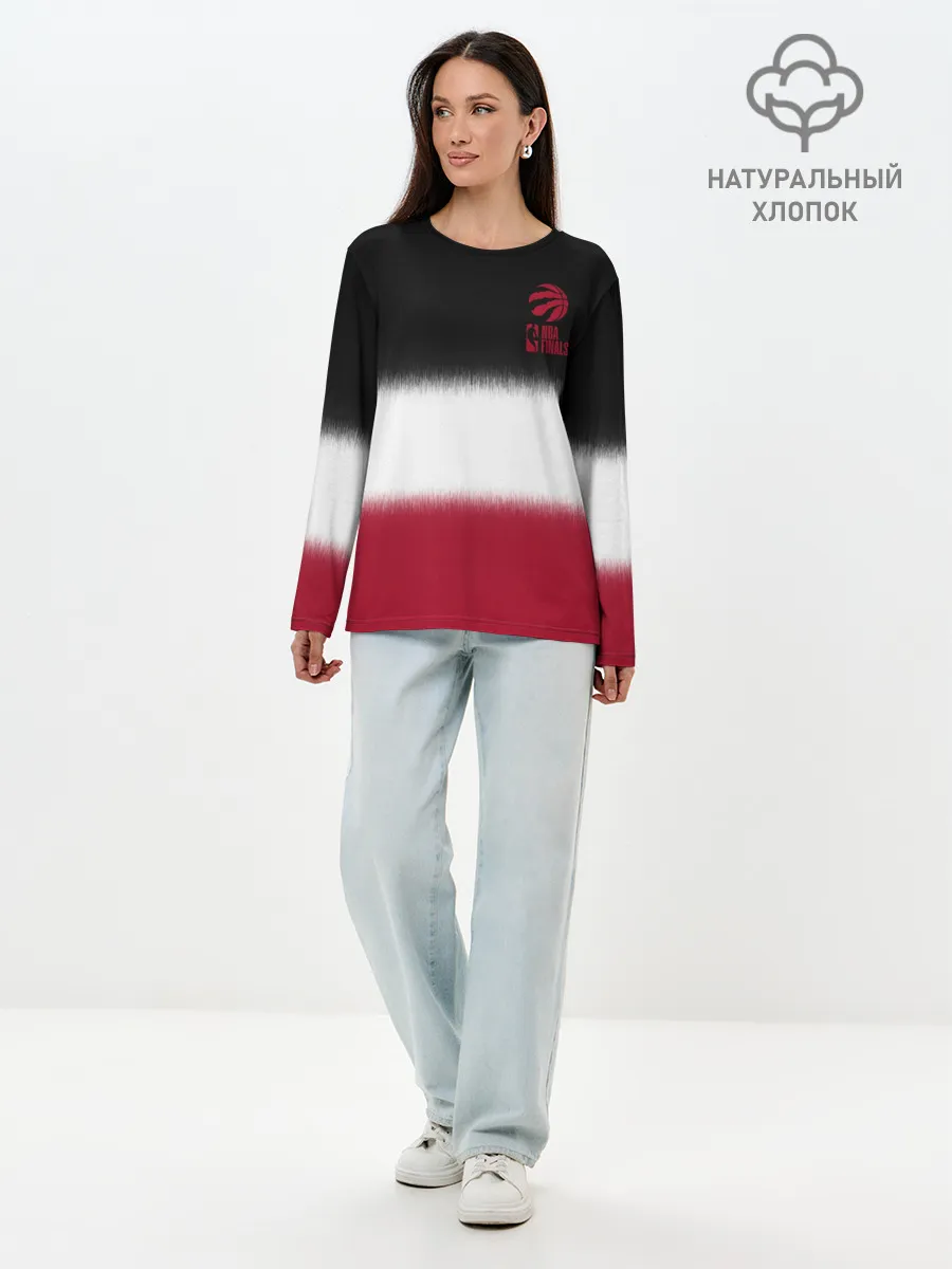 Лонгслив женский. Хлопок / 2019 Champions Raptors