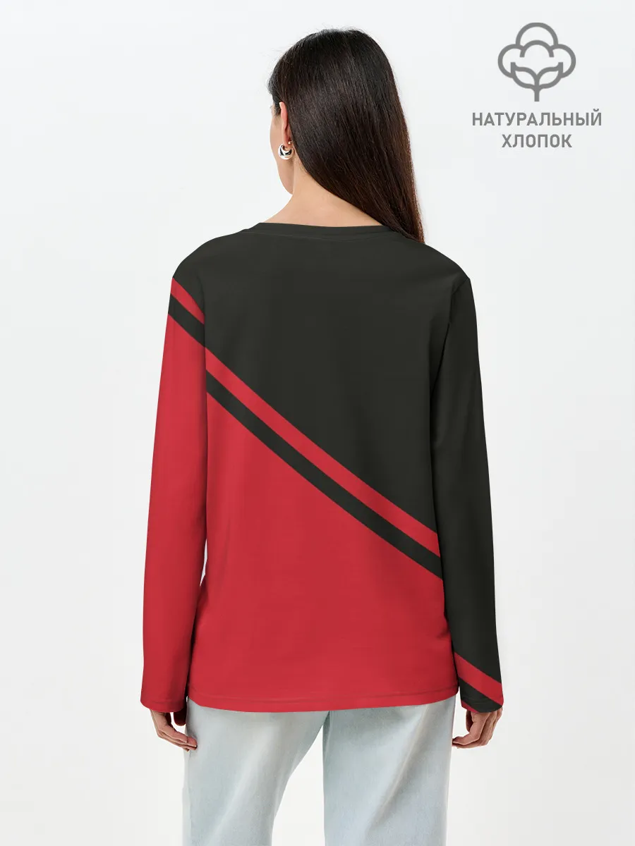 Лонгслив женский. Хлопок / Toronto Raptors BR