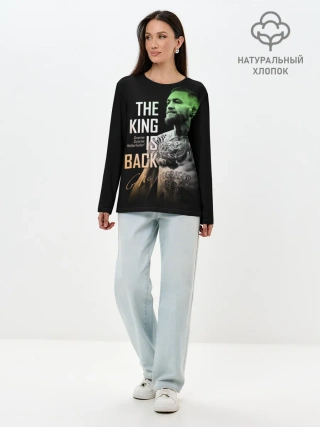 Лонгслив женский. Хлопок / Конор МакГрегор