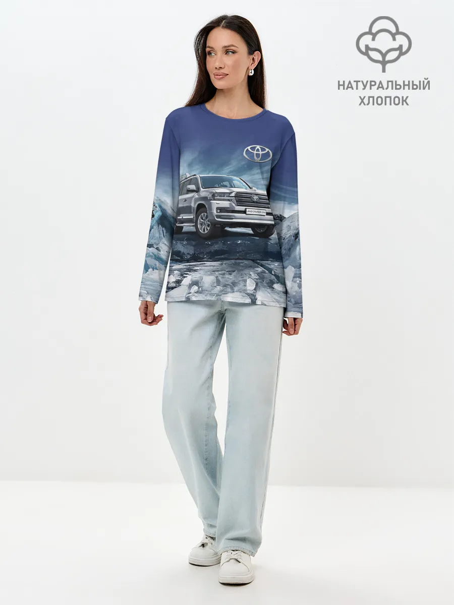 Лонгслив женский. Хлопок / Land Cruiser 200
