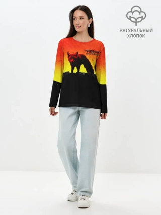 Лонгслив женский. Хлопок / The Prodigy