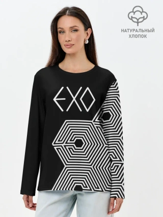 Лонгслив женский. Хлопок / EXO