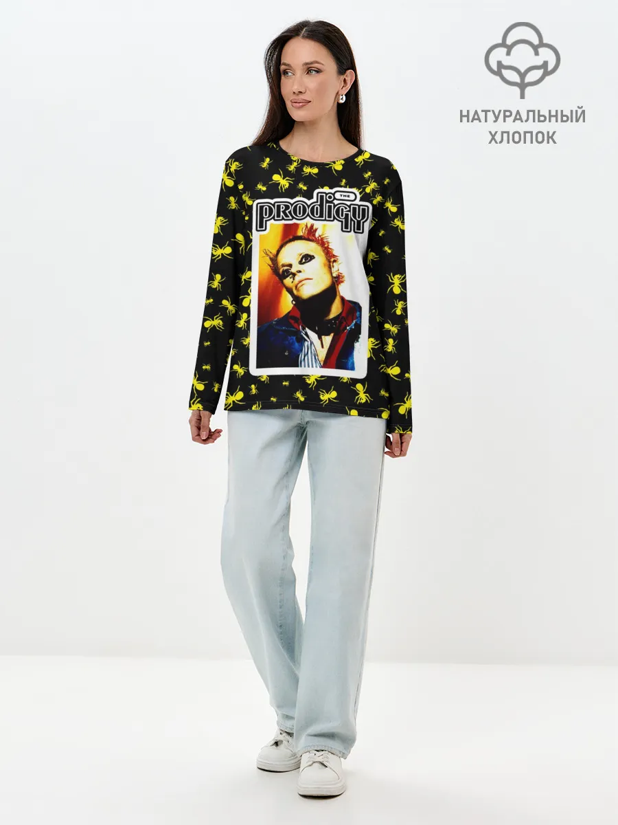 Лонгслив женский. Хлопок / The Prodigy