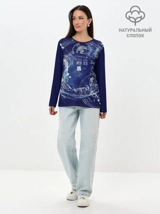 Лонгслив женский. Хлопок / DOCTOR WHO | ДОКТОР КТО
