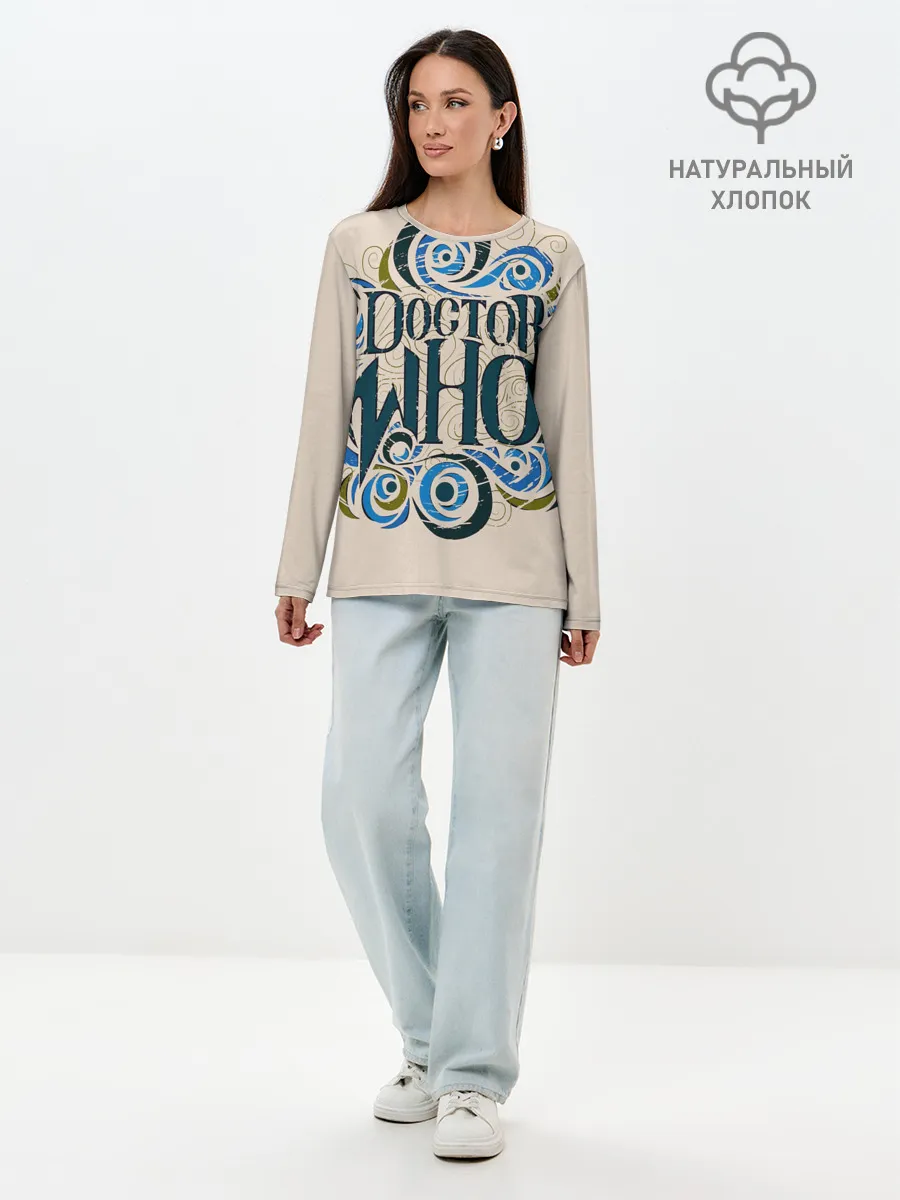 Лонгслив женский. Хлопок / Doctor Who