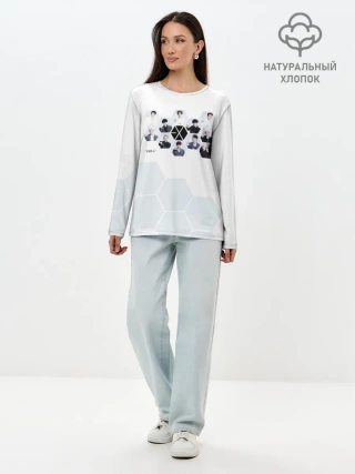 Лонгслив женский. Хлопок / EXO